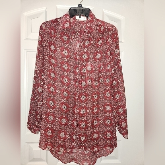 Band of Gypsies Tops - Band of Gypsies Bohemian Style Oversized Top Size Small Colorful
